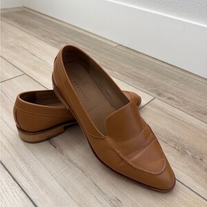 Everlane Caramel Leather Loafers